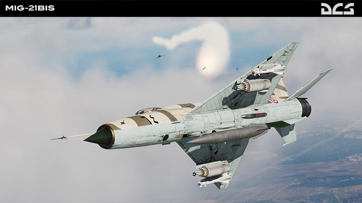 IAF Mirage III downing EAF MiG-21 with AIM-9B AAM