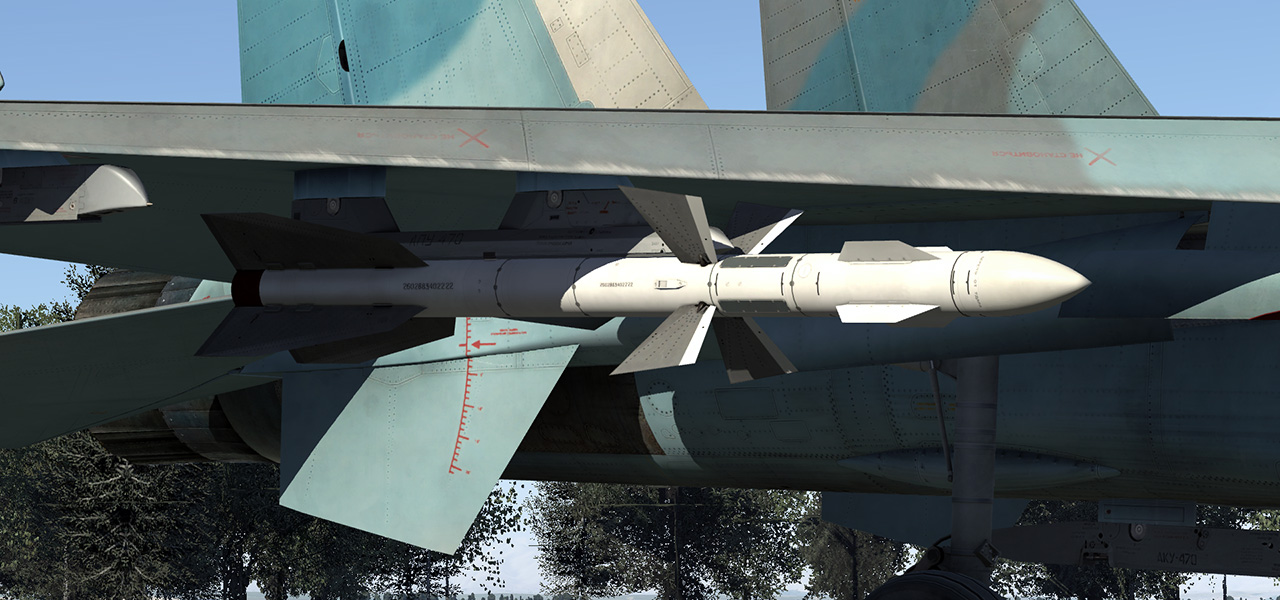 Up to 6 x R-27R SARH air-to-air missiles