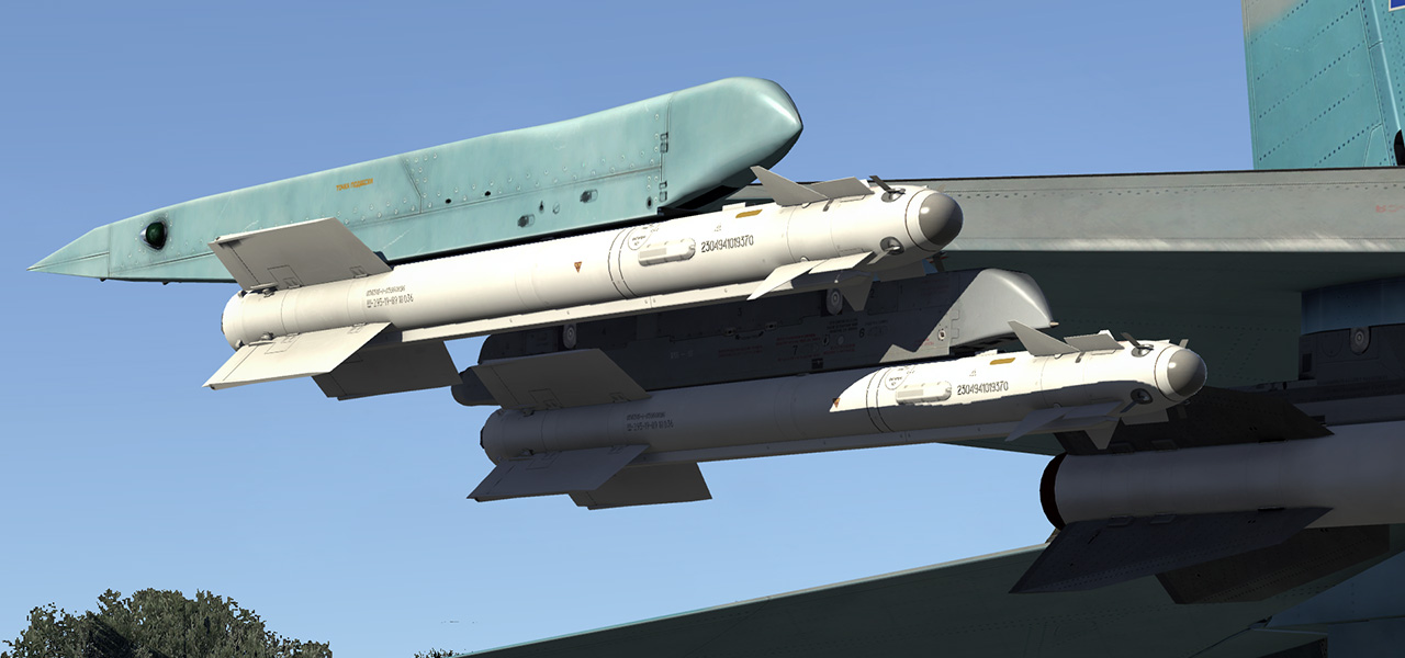 Up to 6 x R-73 IR air-to-air missiles