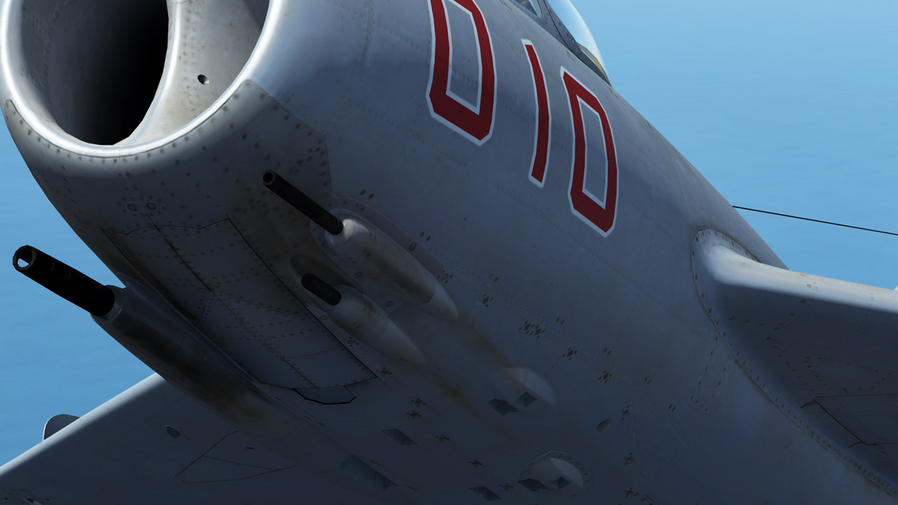 Cannon armament (1 x 37 mm N-37D; 2 x 23 mm NR-23)