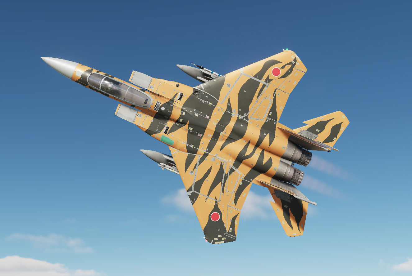 JASDF F-15DJ AGGRESSOR 32-8083 Tiger Skin {Fictional}