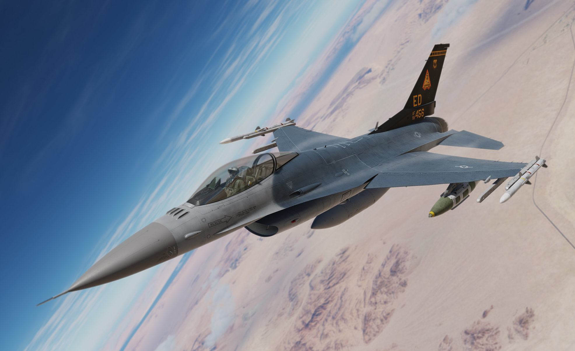 88-0456, 416th Flight Test Squadron, 412th Test Wing, Edwards AFB, CA "75 Years of Supersonic Flight"