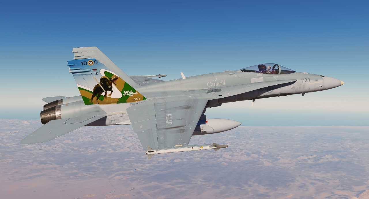 401 Sqn Colour tail art 2016 Op Impact