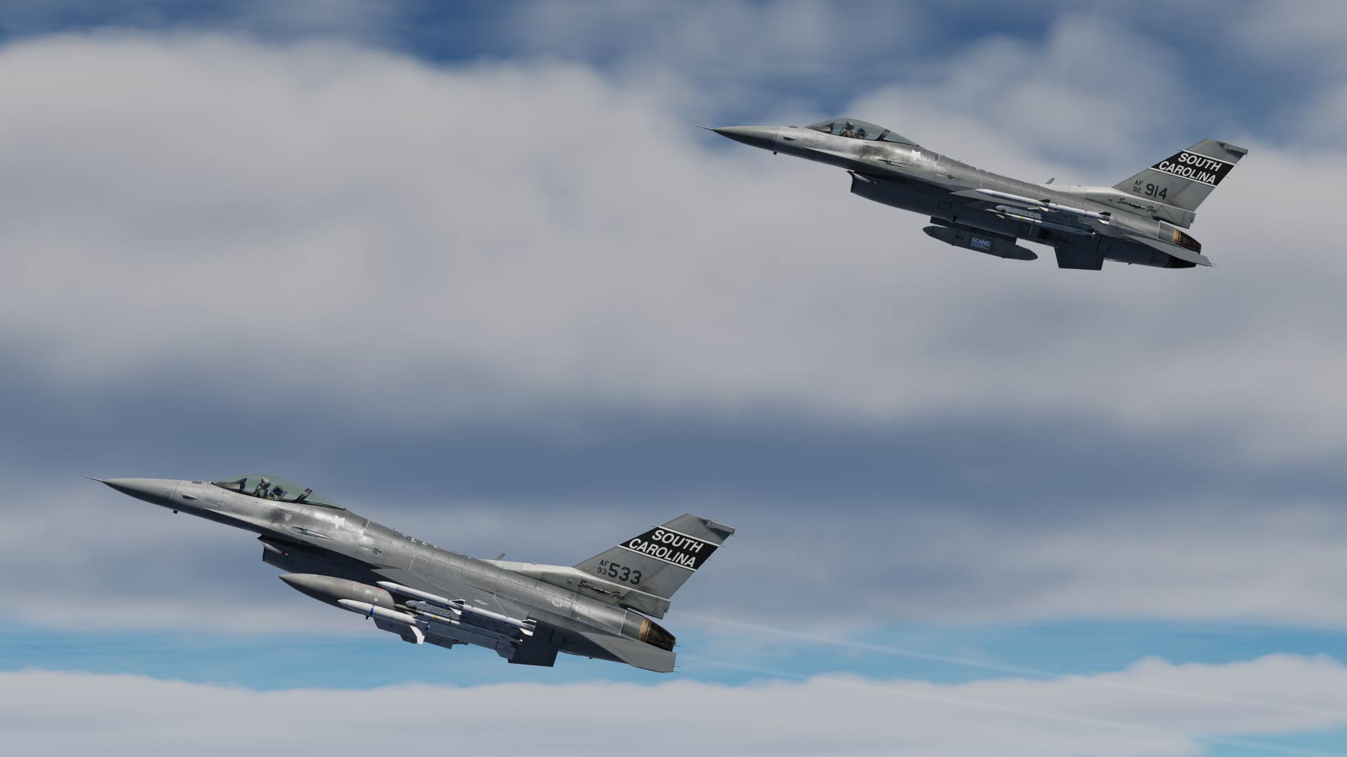 South Carolina ANG 157th FS 'Swamp Foxes' Line Jet 2-Pack