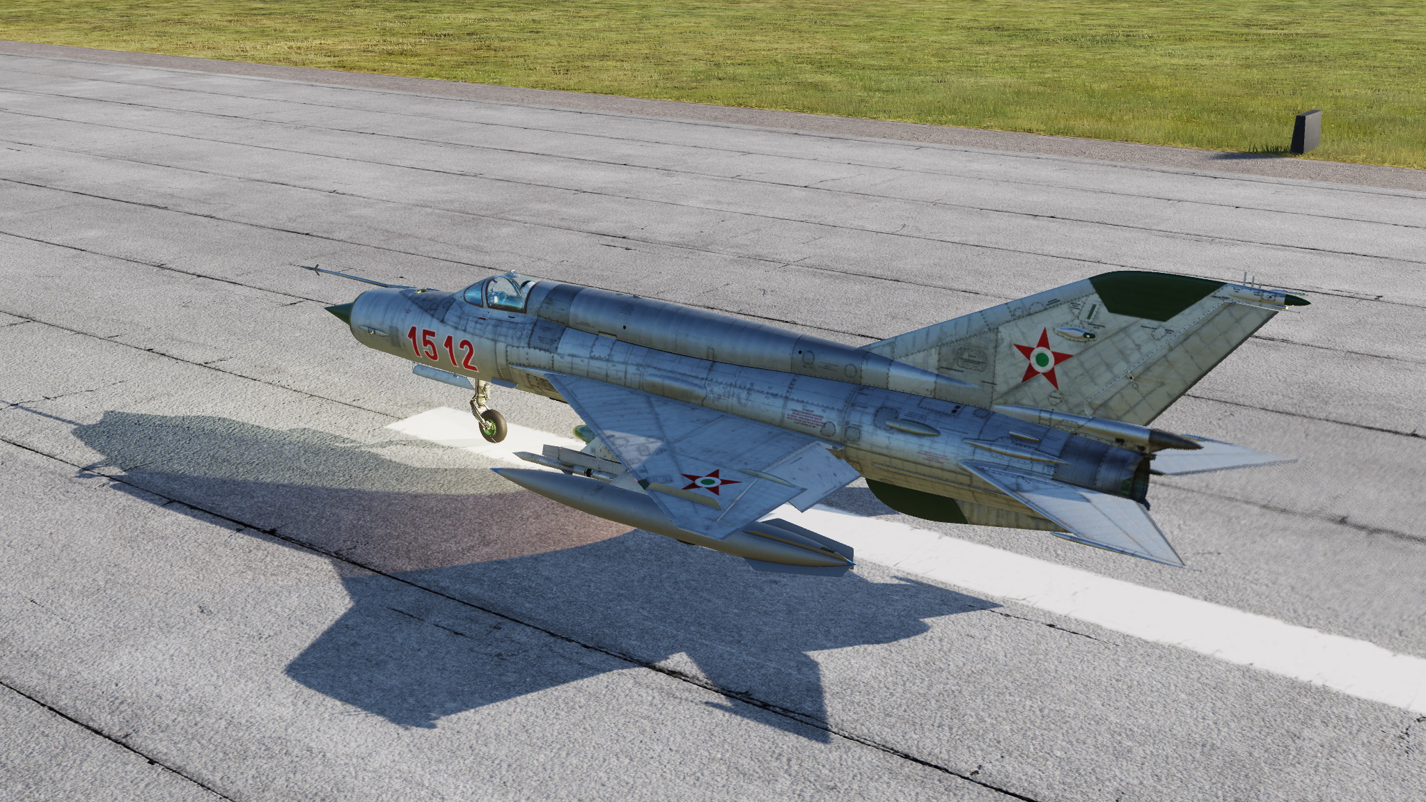 Hungarian MiG-21 metal skin