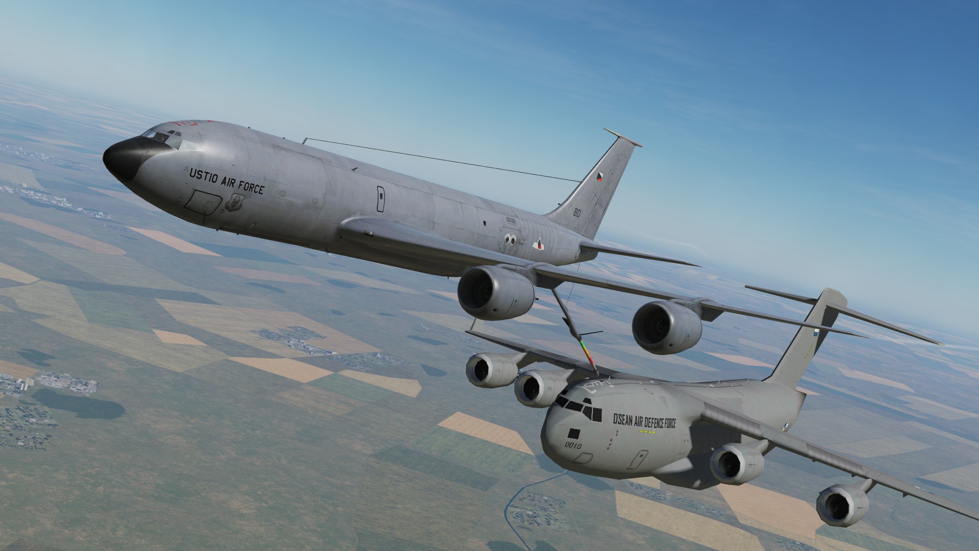 Ustio Air Force Boeing KC-135 Stratotanker - Ace Combat Zero.