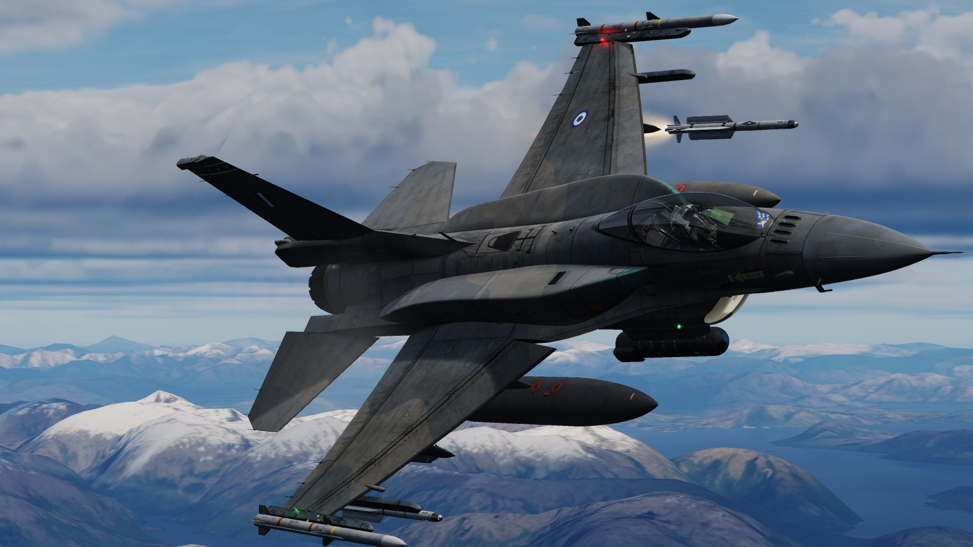 HAF F-16 Block52 Eagean Ghost & Aggressors Camo