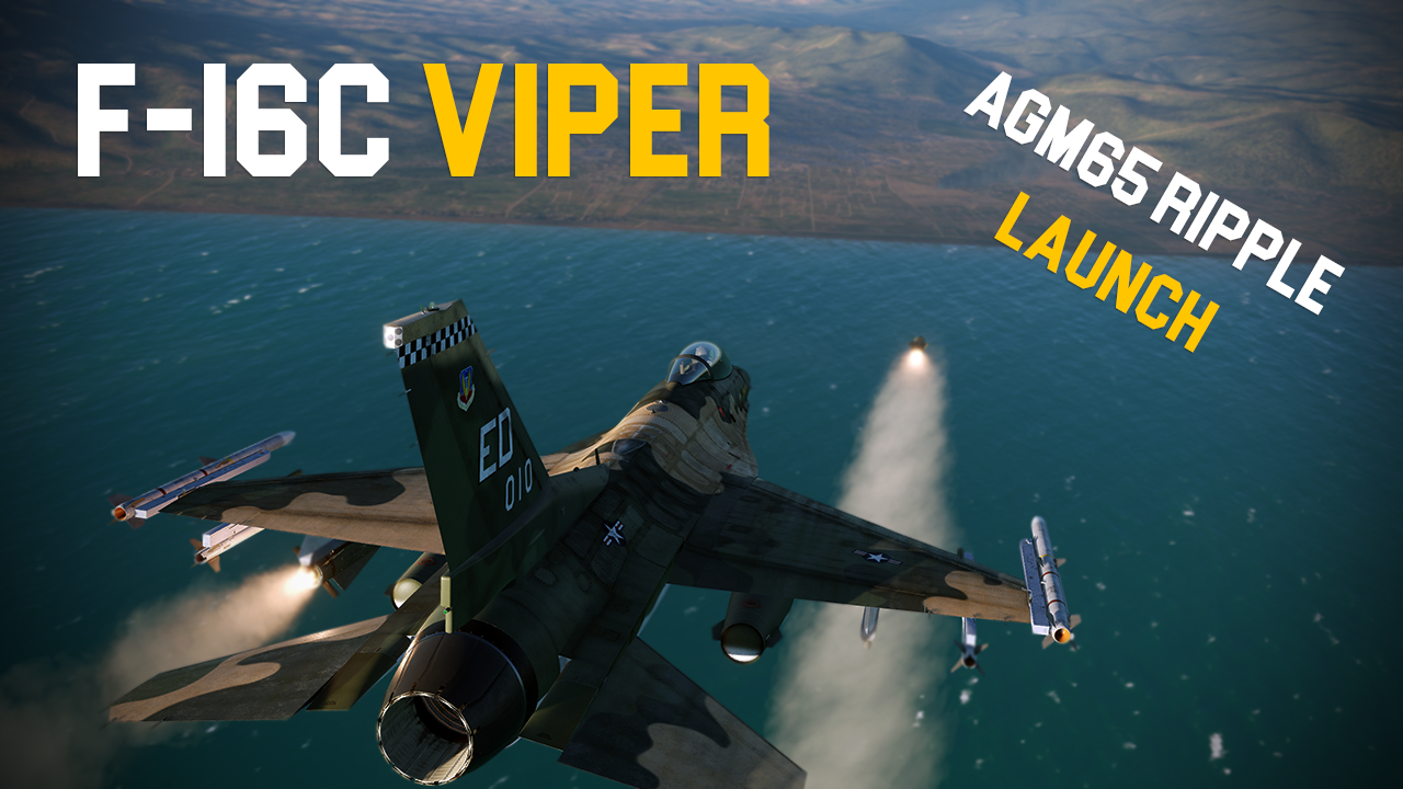F-16C Maverick Ripple Launch Tutorial Mission
