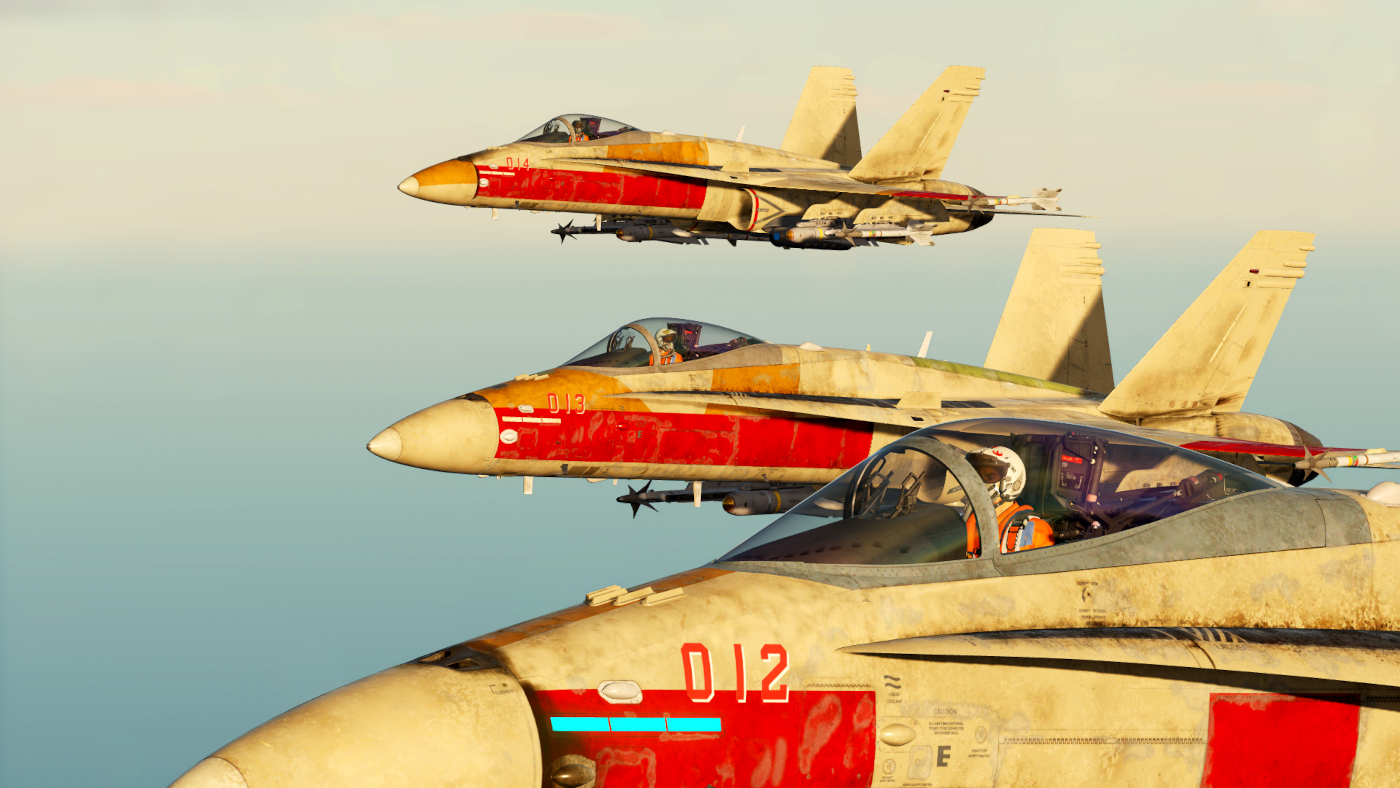 F/A-18C Fictional Livery - Red Squadron v2