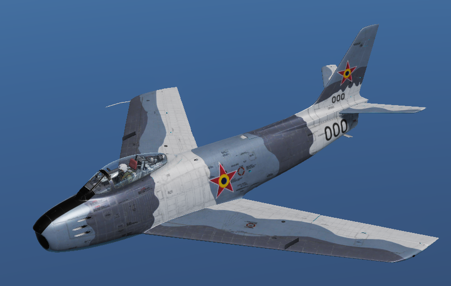ROAF:F-86F fictional romanian