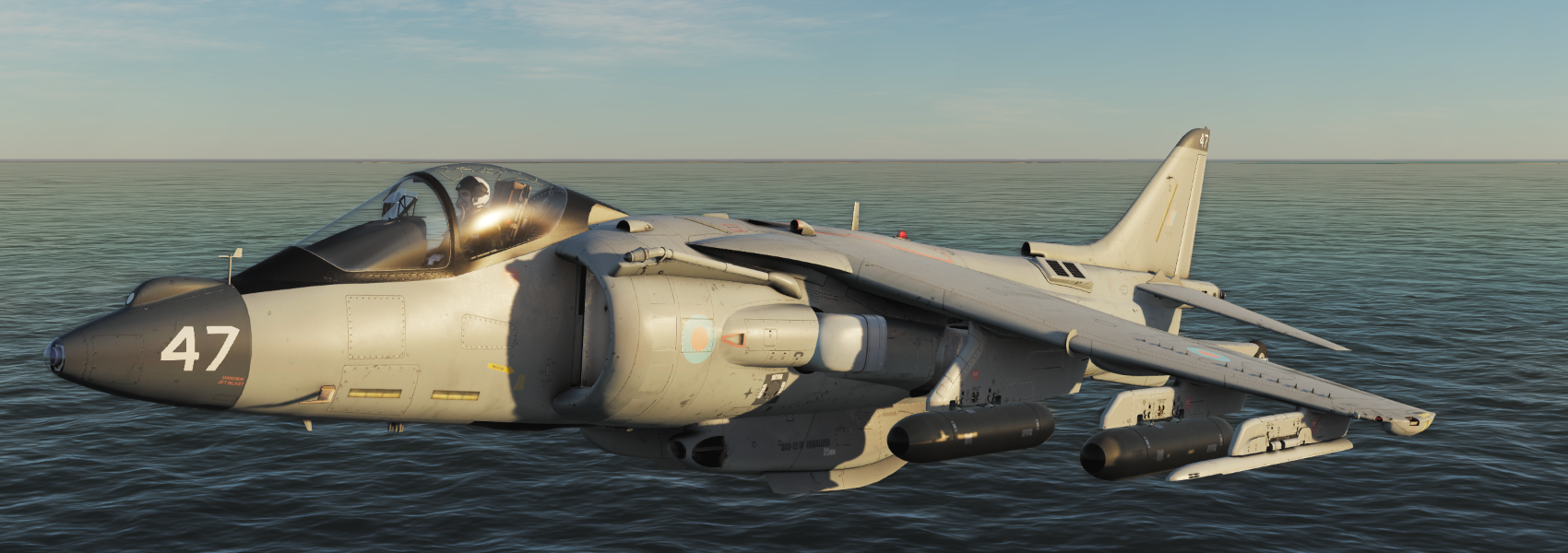 RAF RN Harrier GR Skins [Fictional and Generic] Desert Pink and Grey
