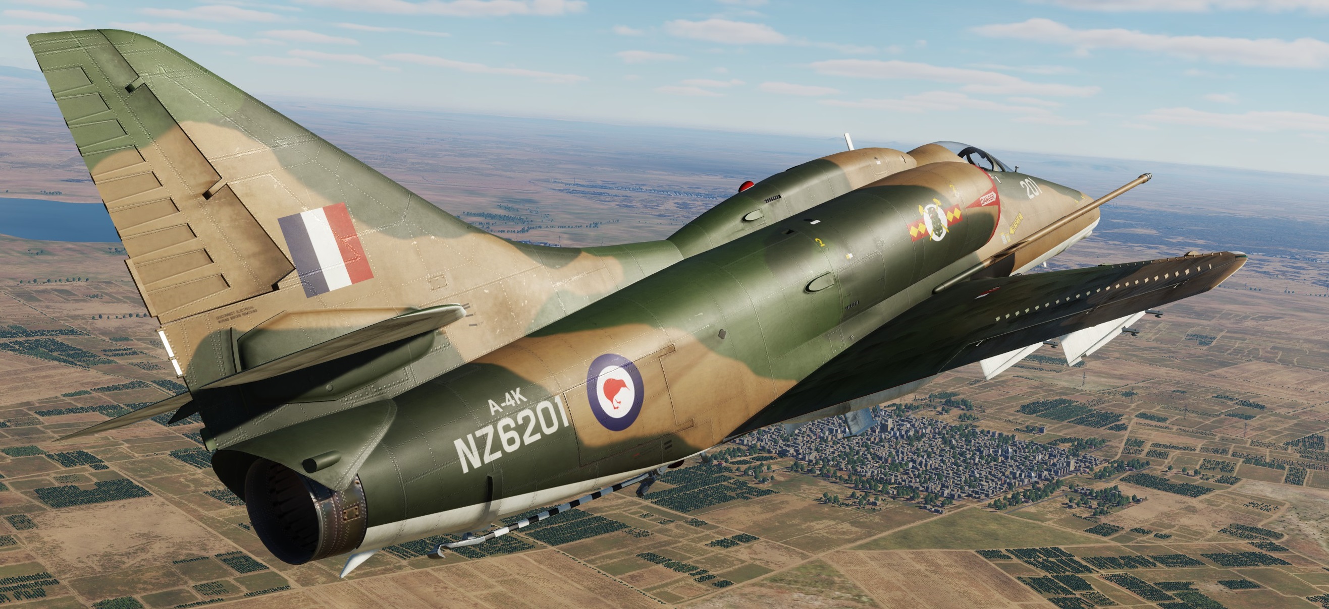 A-4K Skyhawk NZ6201, 75 SQN RNZAF 1978