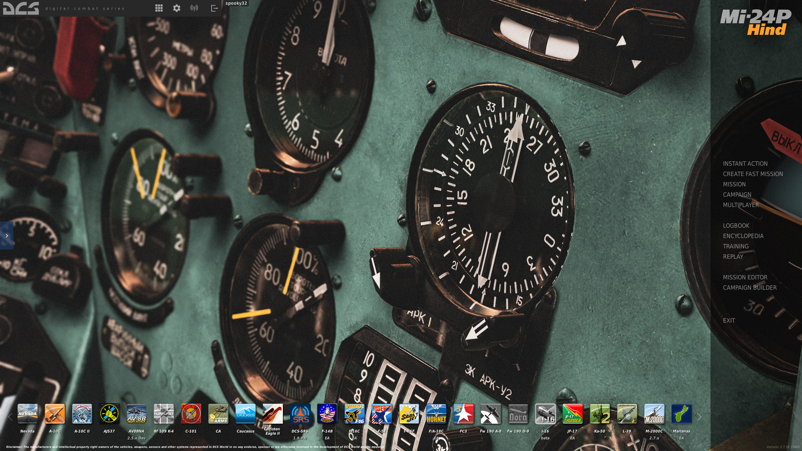 Mi-24P - Alternative Splash Screen Image