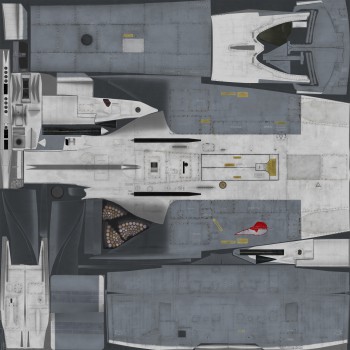 Шаблон текстуры для модели Су-24МР