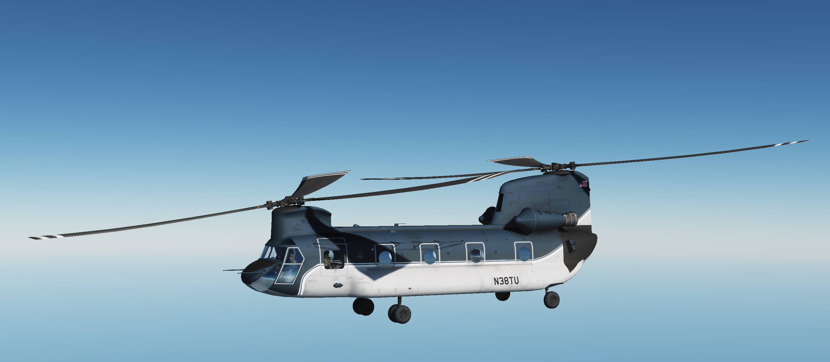 Notional  U.S. State Department CH-46 Sea Knight "Phrog"