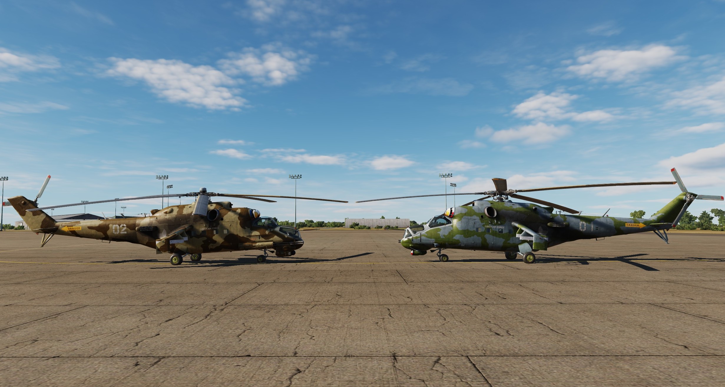 Czech Mi-24P Green + Desert camouflage