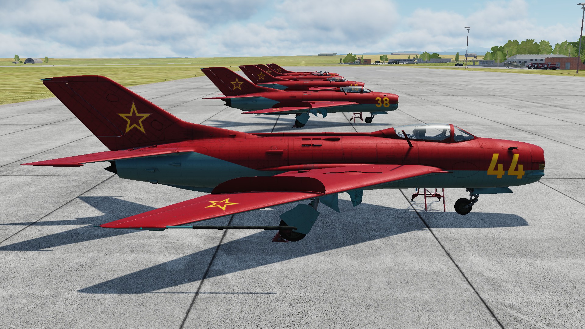 Soviet 1961 MiG-19 Aerobatic Team skin pack part 1
