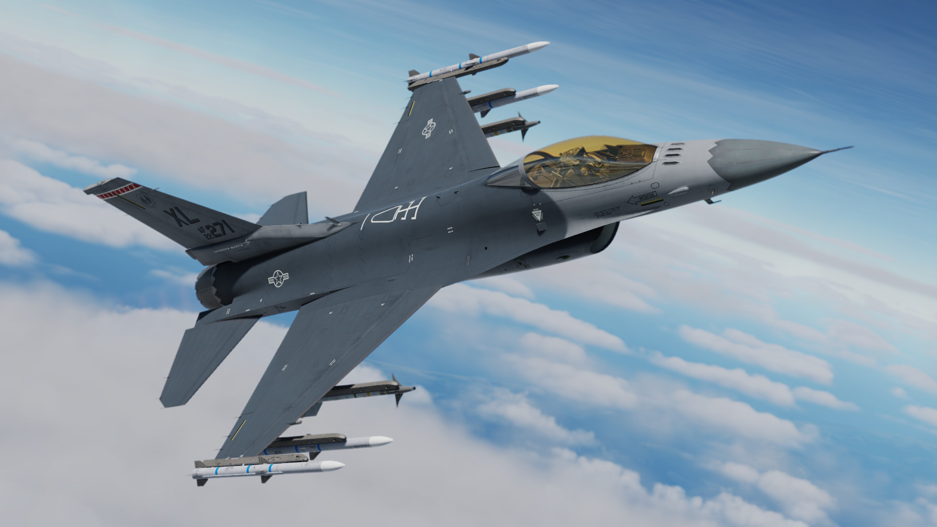 F-16XL 416th Flight Test Squadron (Super Viper) 2-tone
