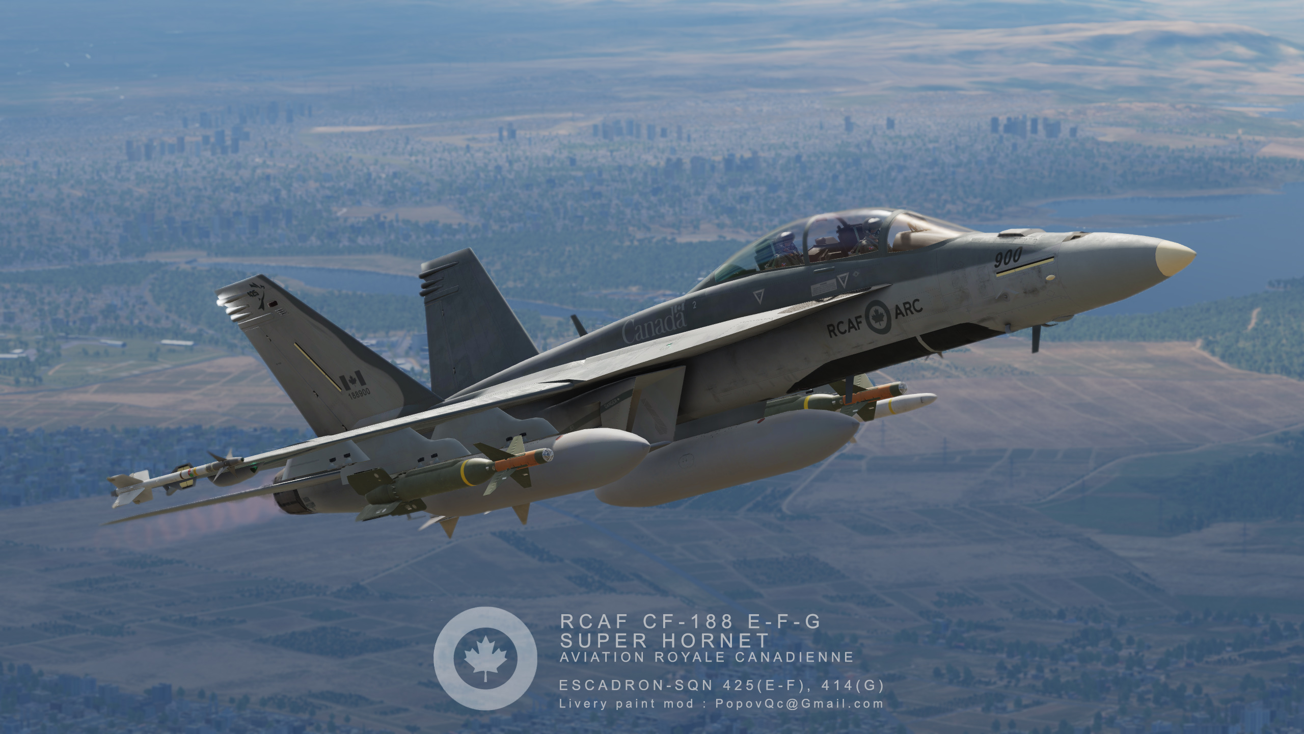 RCAF CF-188 SuperHornet EFG model / SQN 425, 414