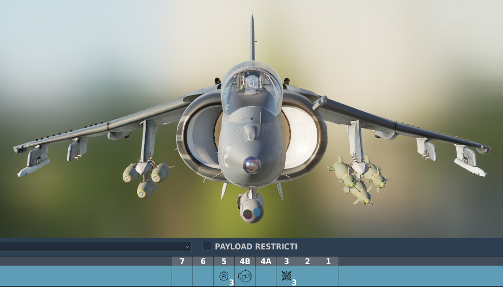 Allow 3x Mk-82, GBU-38/54 & GBU-12 Inner Pylons