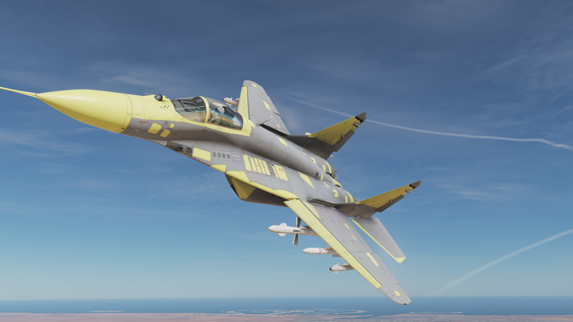 MiG-29A/C/G Unpainted T-50 Block-1 PAK-FA Livery