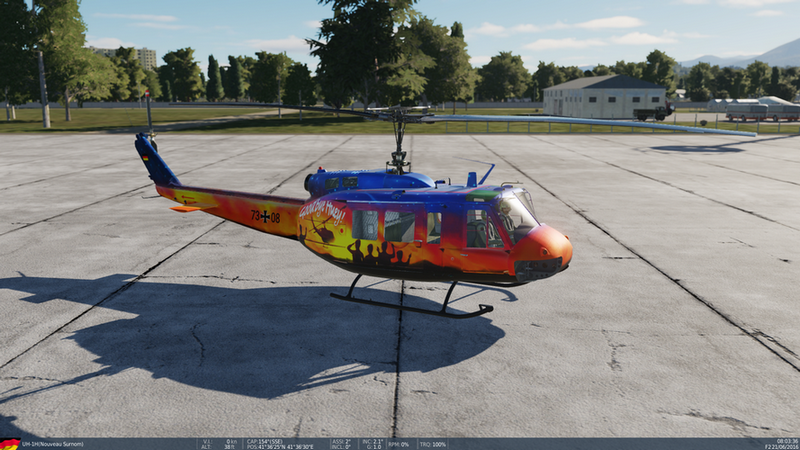 German Commemorative GOODBYE HUEY Livery