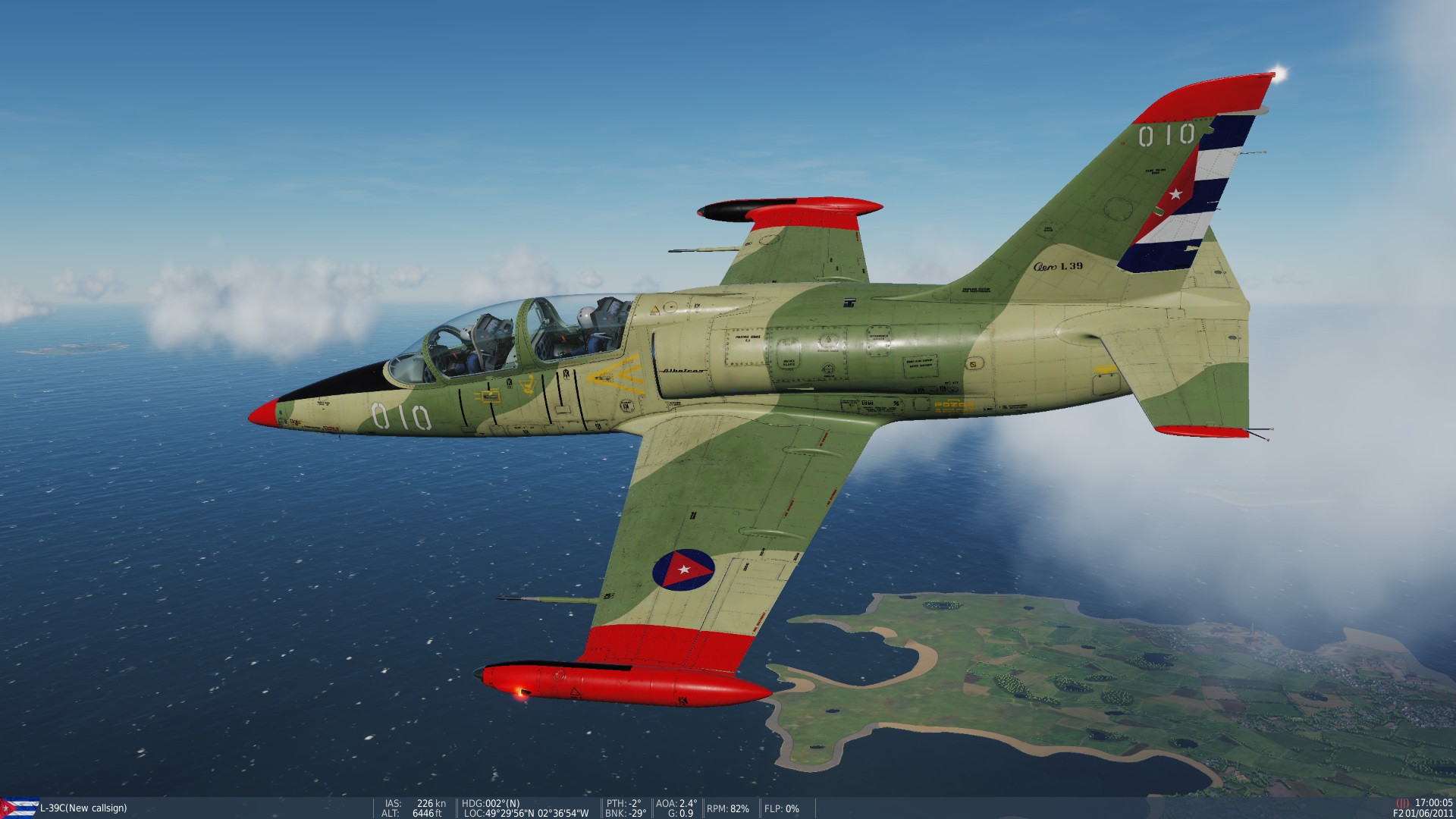 L-39C Fuerza Aerea de Cuba