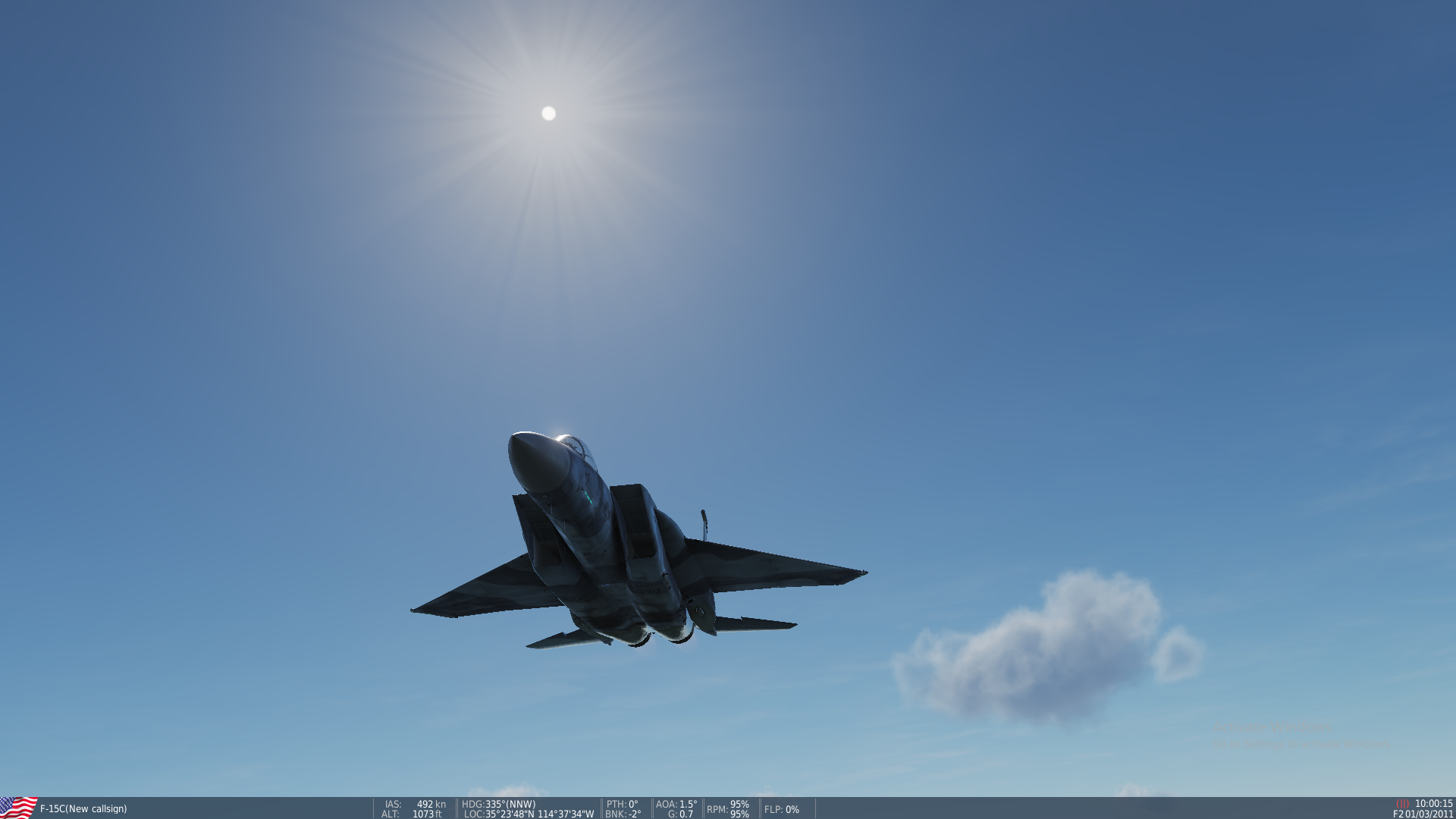 F-15C Hoover Damn / Las Vegas Run