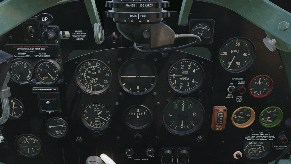 cockpit Spitfire V3