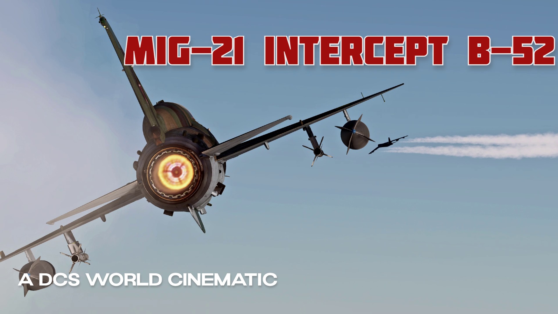Soviet MiG-21 Intercept B-52 
