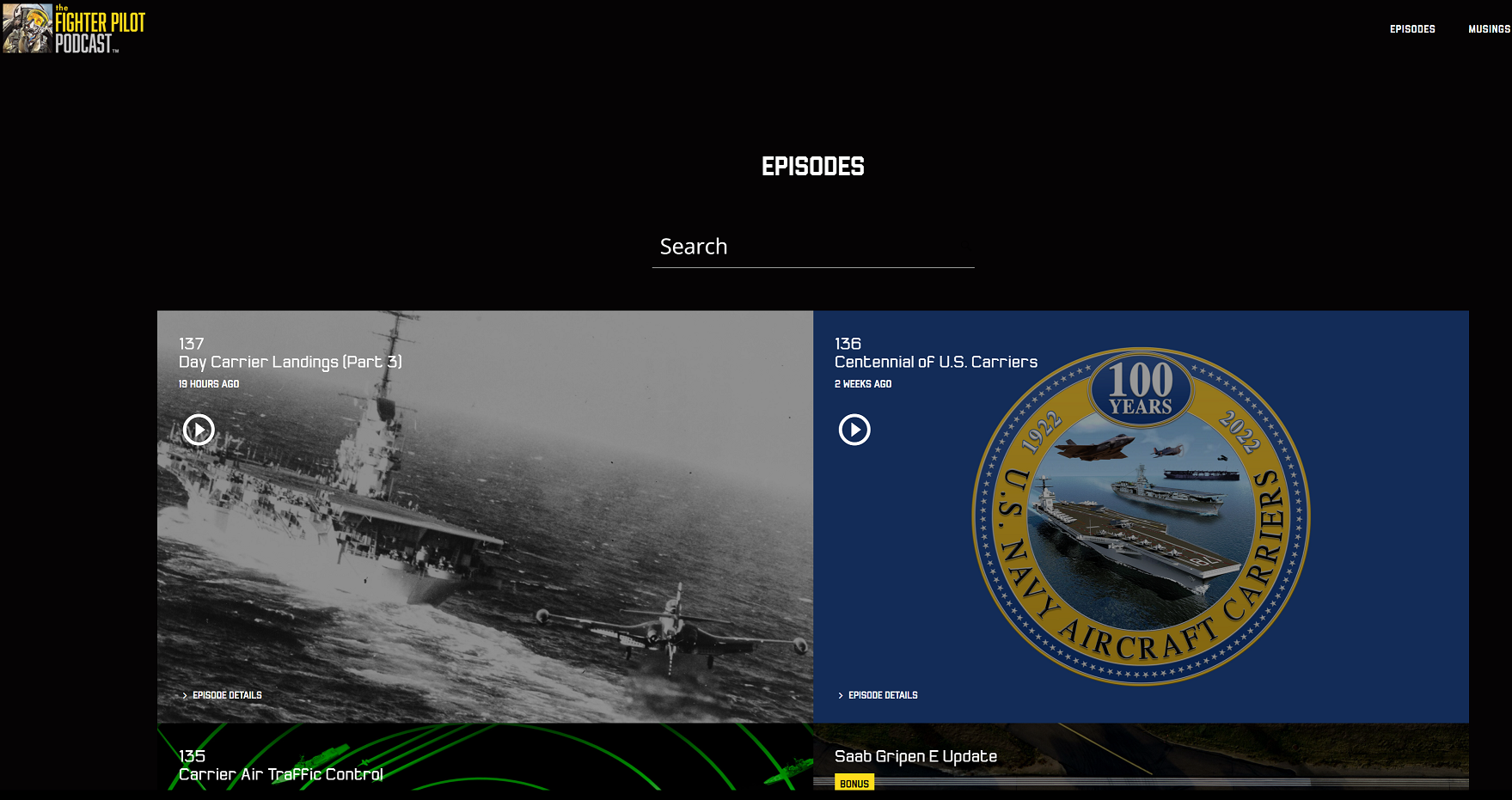 Fighterpilot Glossary and Podcast information