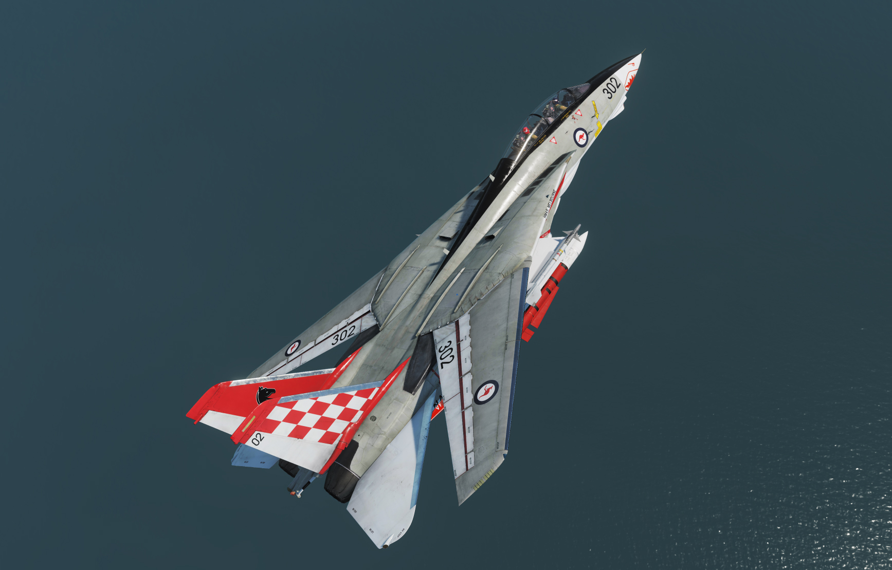 Royal Australian Navy - F-14B - VF-805 & VC-724 Sqns - Hi-Vis Gull Grey - HMAS Melbourne