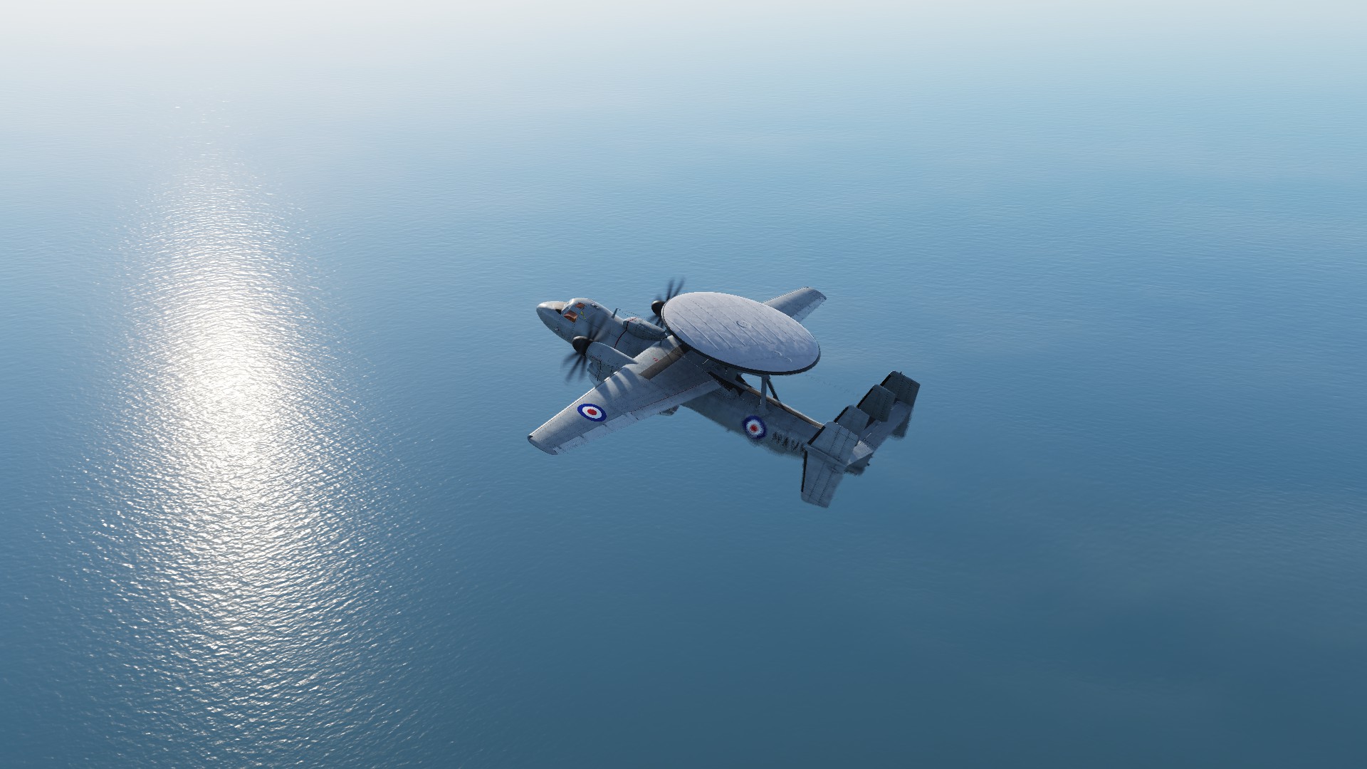 Royal Navy 849 Naval Air Squadron E-2D Hawkeye (Fictional)
