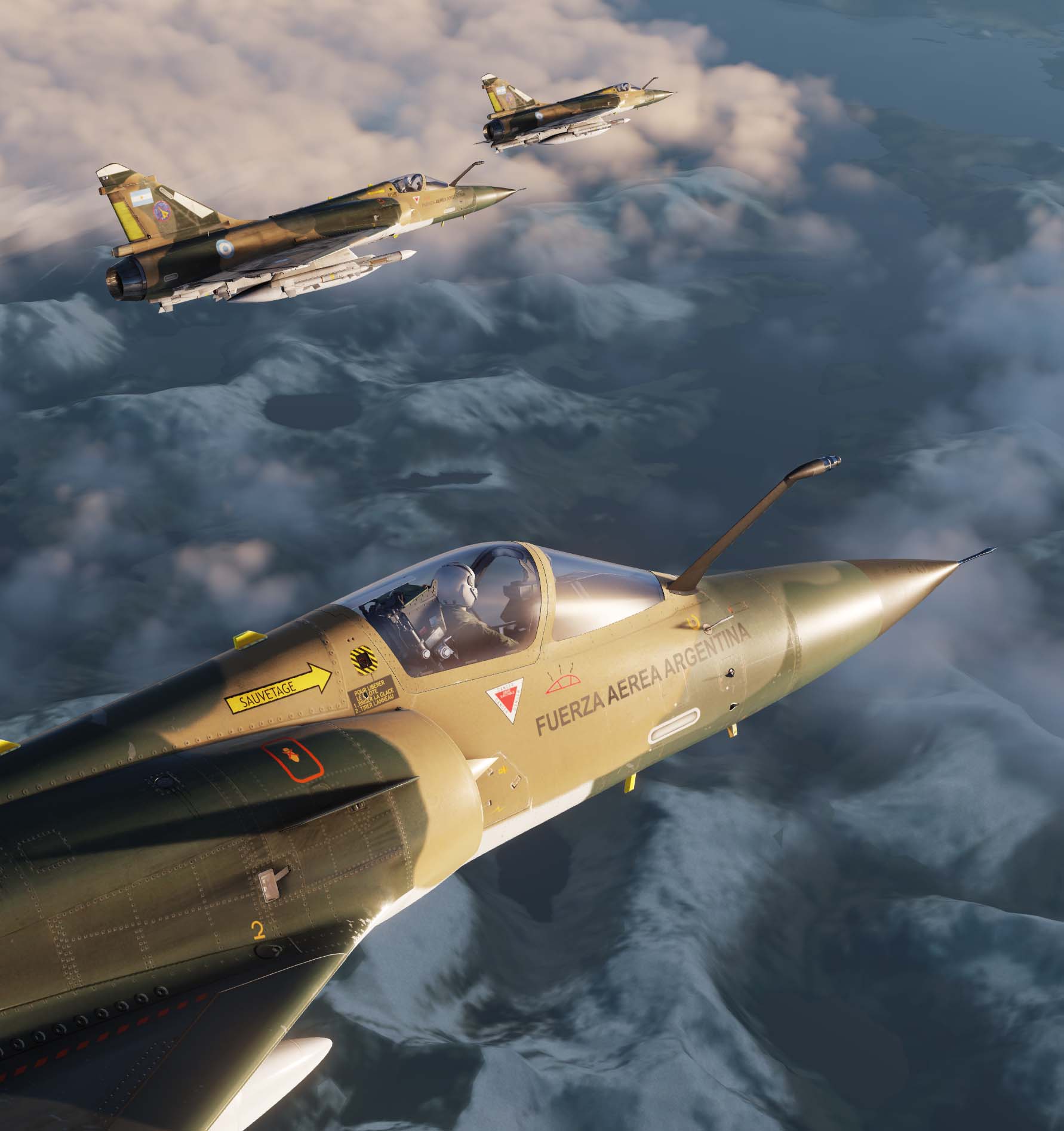 Retro Mirage III (M2000C) Argentine Air Force