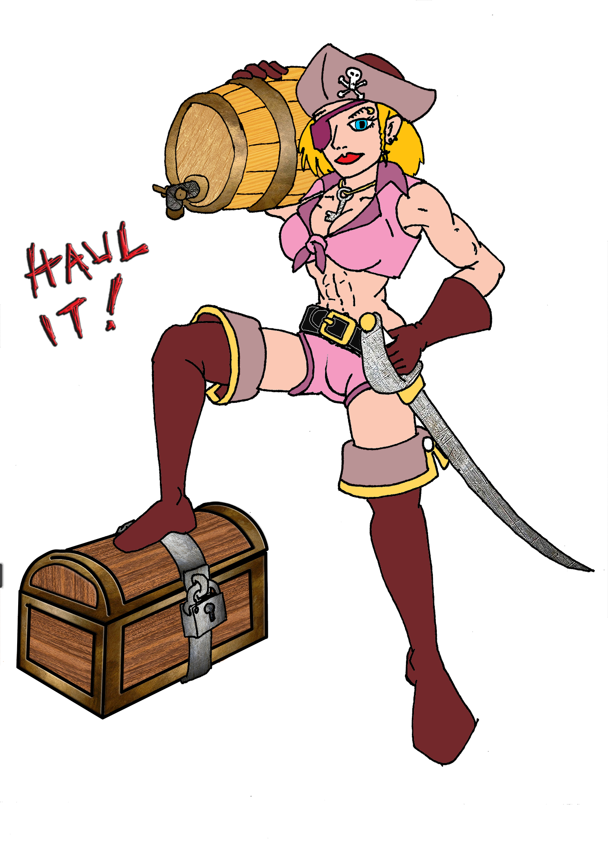 Wooden Hercules - Flying Pirate Ship