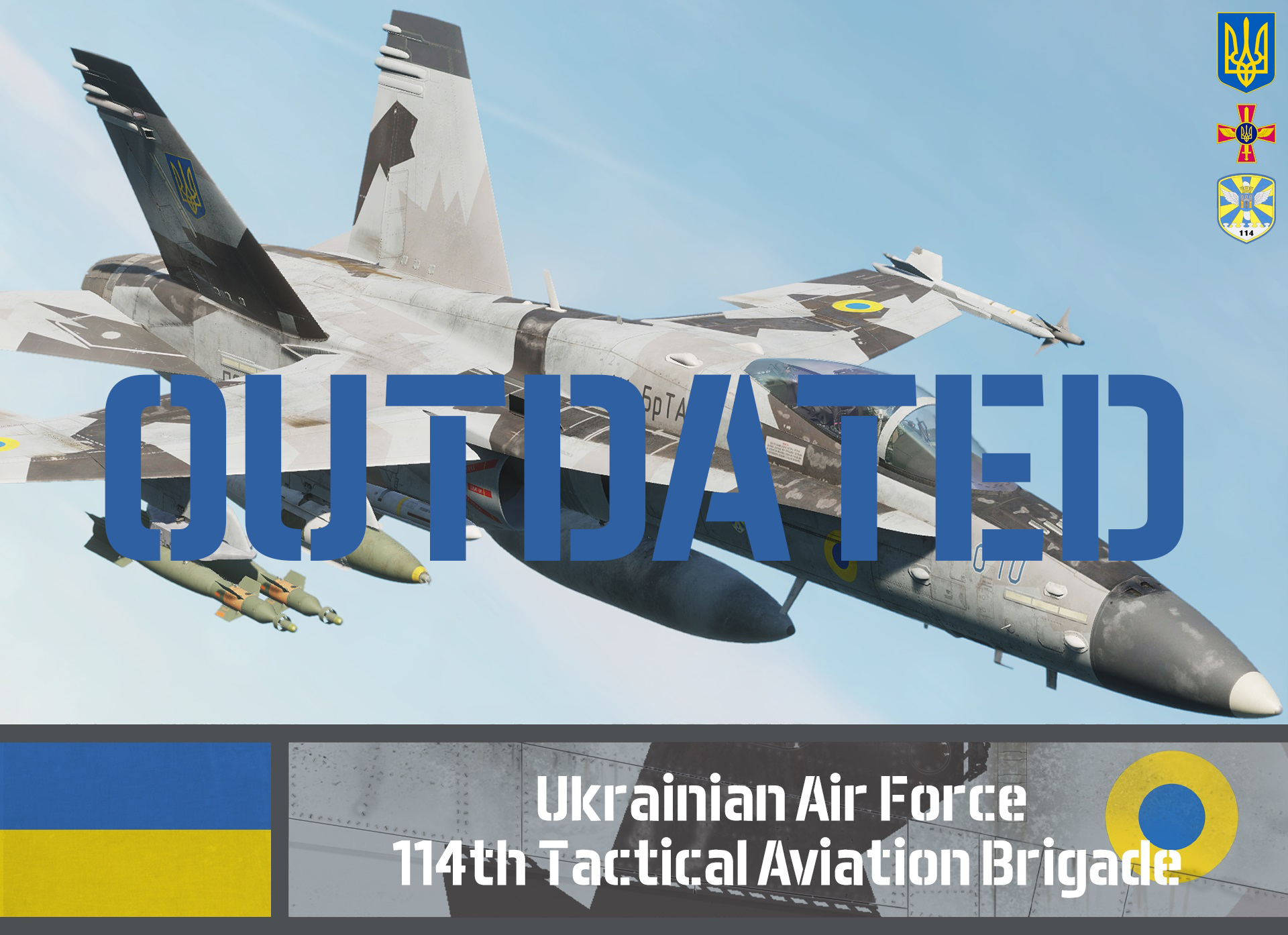 OUTDATED: F/A-18C - 114th Tactical Aviation Brigade, Ukraine (Fictional)