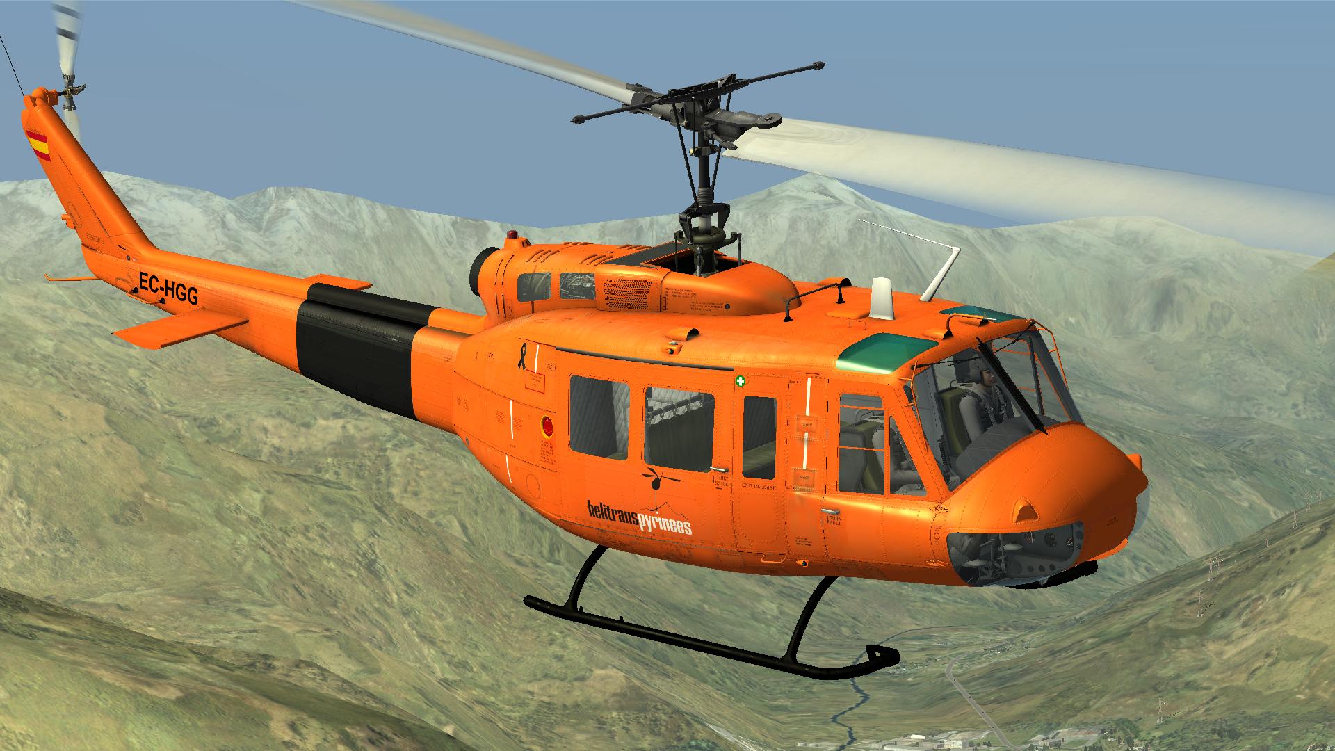 Helitrans Pyrinees UH-1H EC-HGG (Fictional)