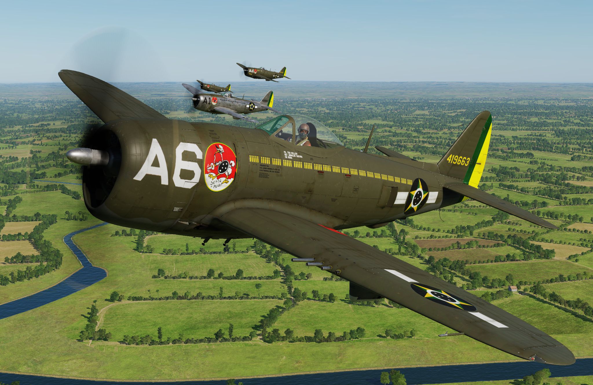 P-47D - 1st Brazilian Ftr Sq - Jambock A6 - 2nd Lt Keller (update vs 2.2)