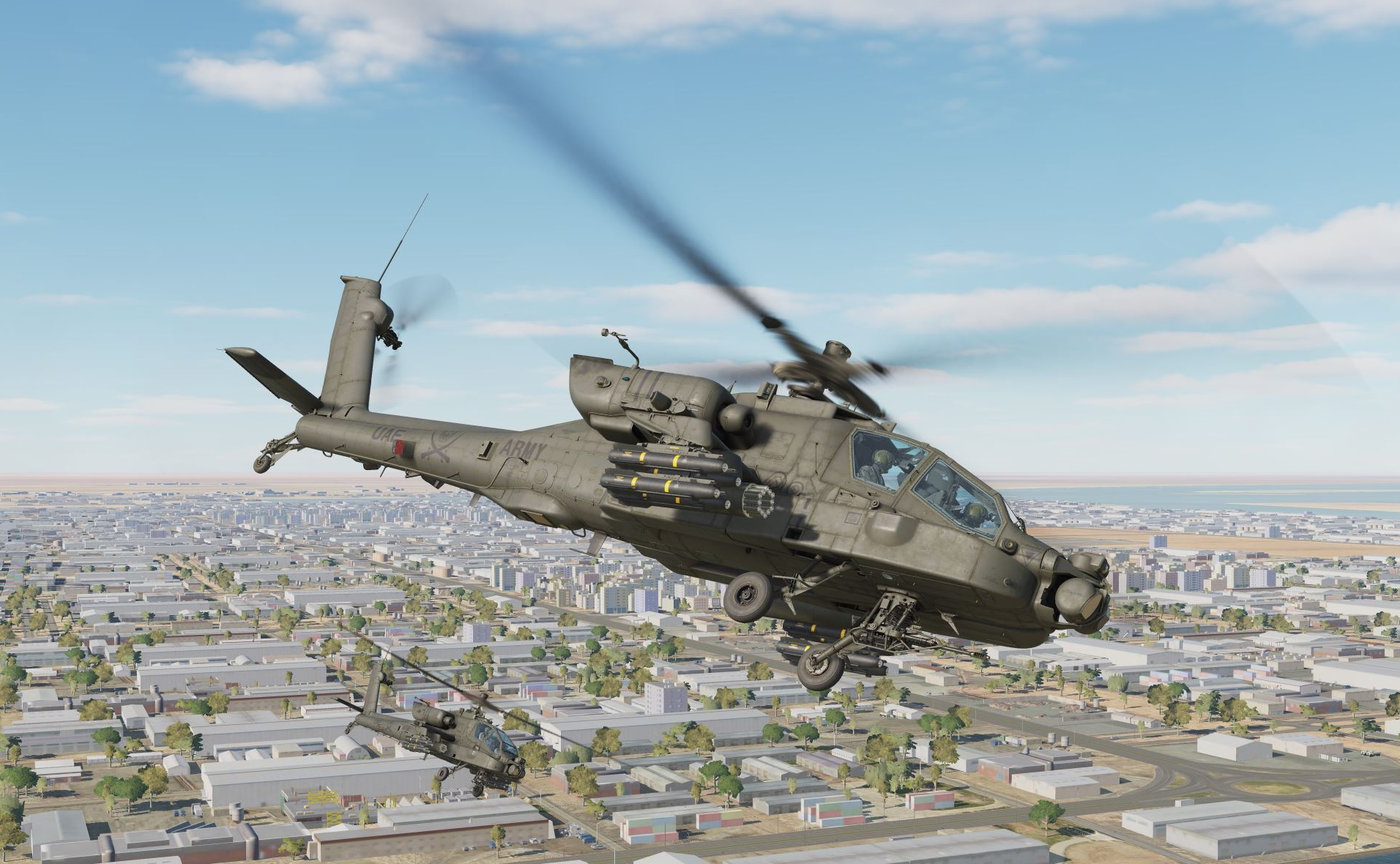 UAE Armed Forces AH-64D Olive Drab