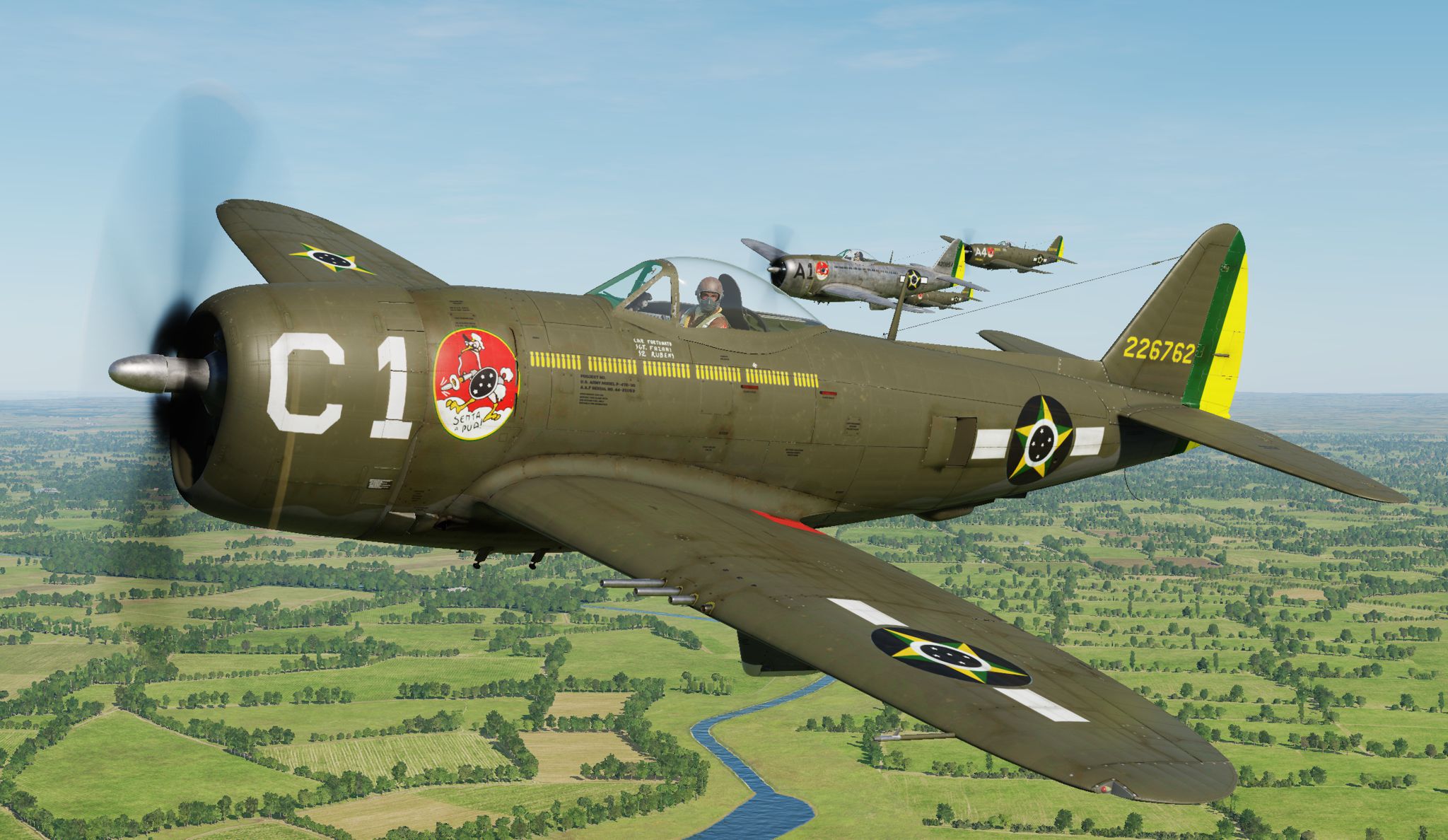 P-47D - 1st Brazilian Ftr Sq - Jambock C1 - Cap. Fortunato (update vs 2.2)