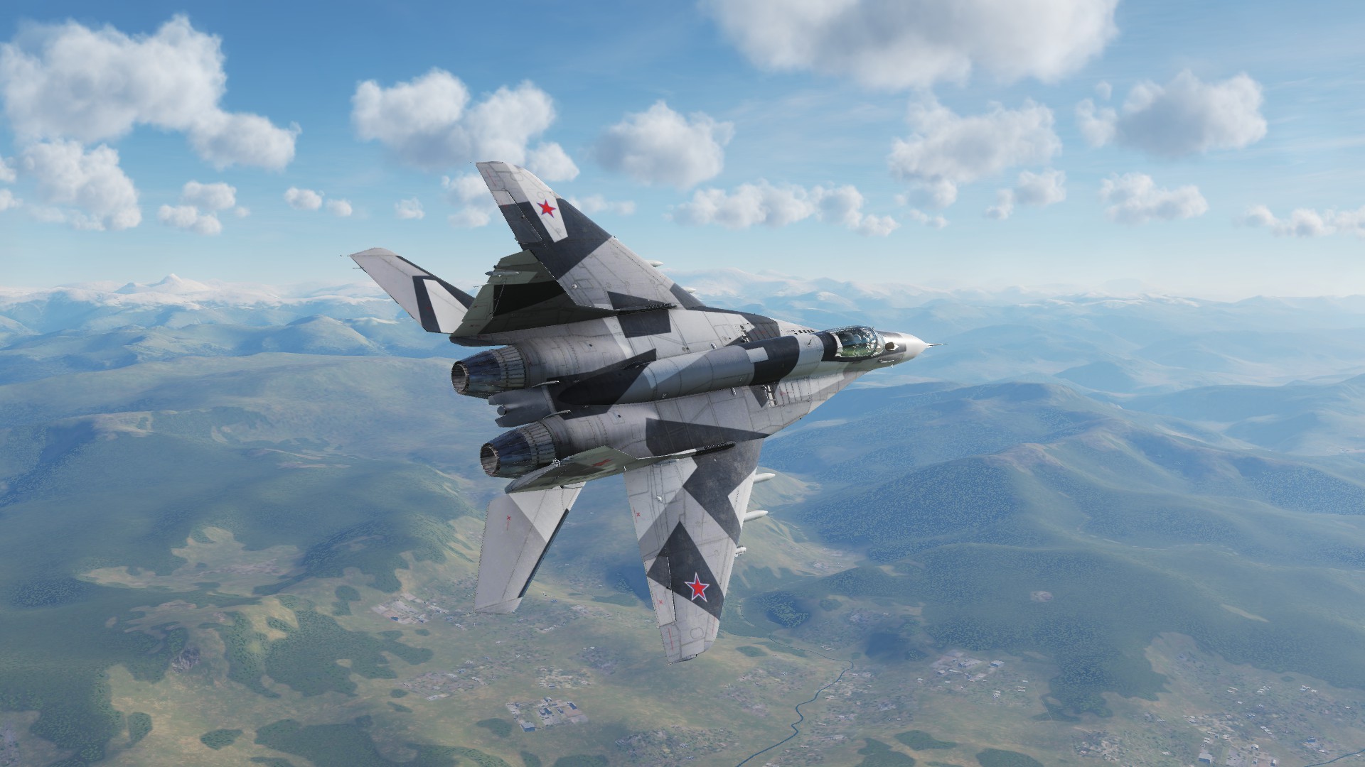 MiG-29S Pixel Camo (Sukhoi Test Colors)