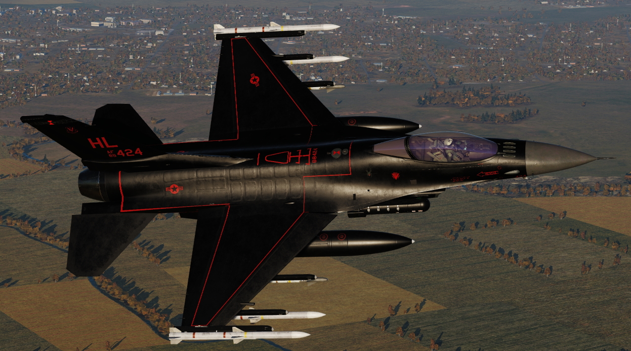 421st Black Widows #424 in "Wraith" Paint scheme Update 11/10/19