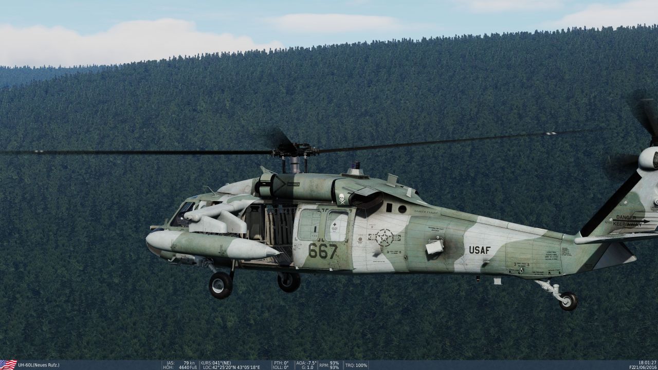 UH-60L USAF Grey-GREEN