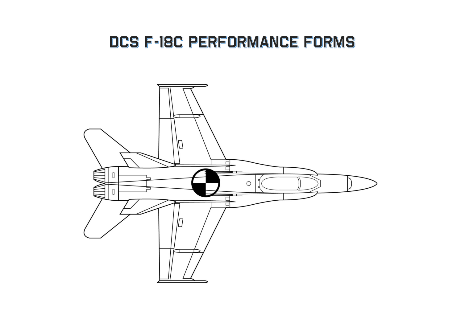 F-18C Performance FORMS (Drag Index+Work Sheet)