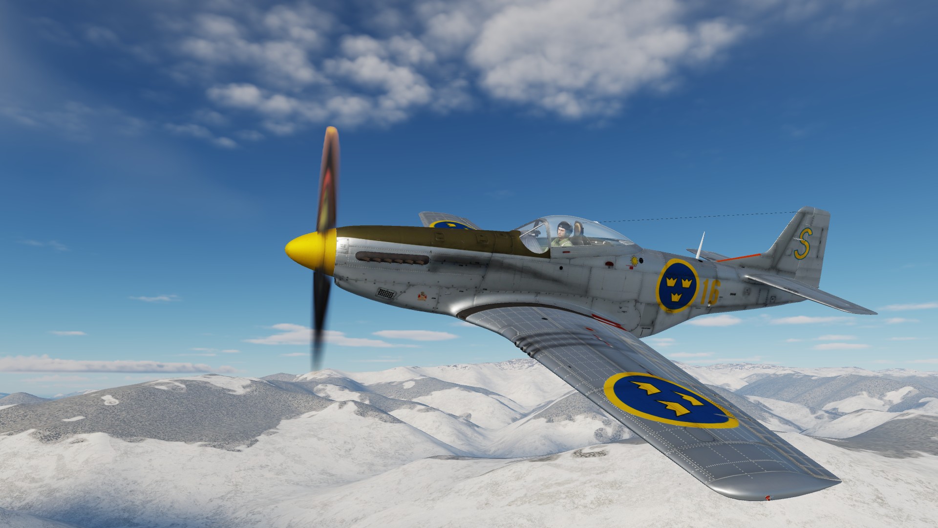 J26 Mustang Swedish Air Force