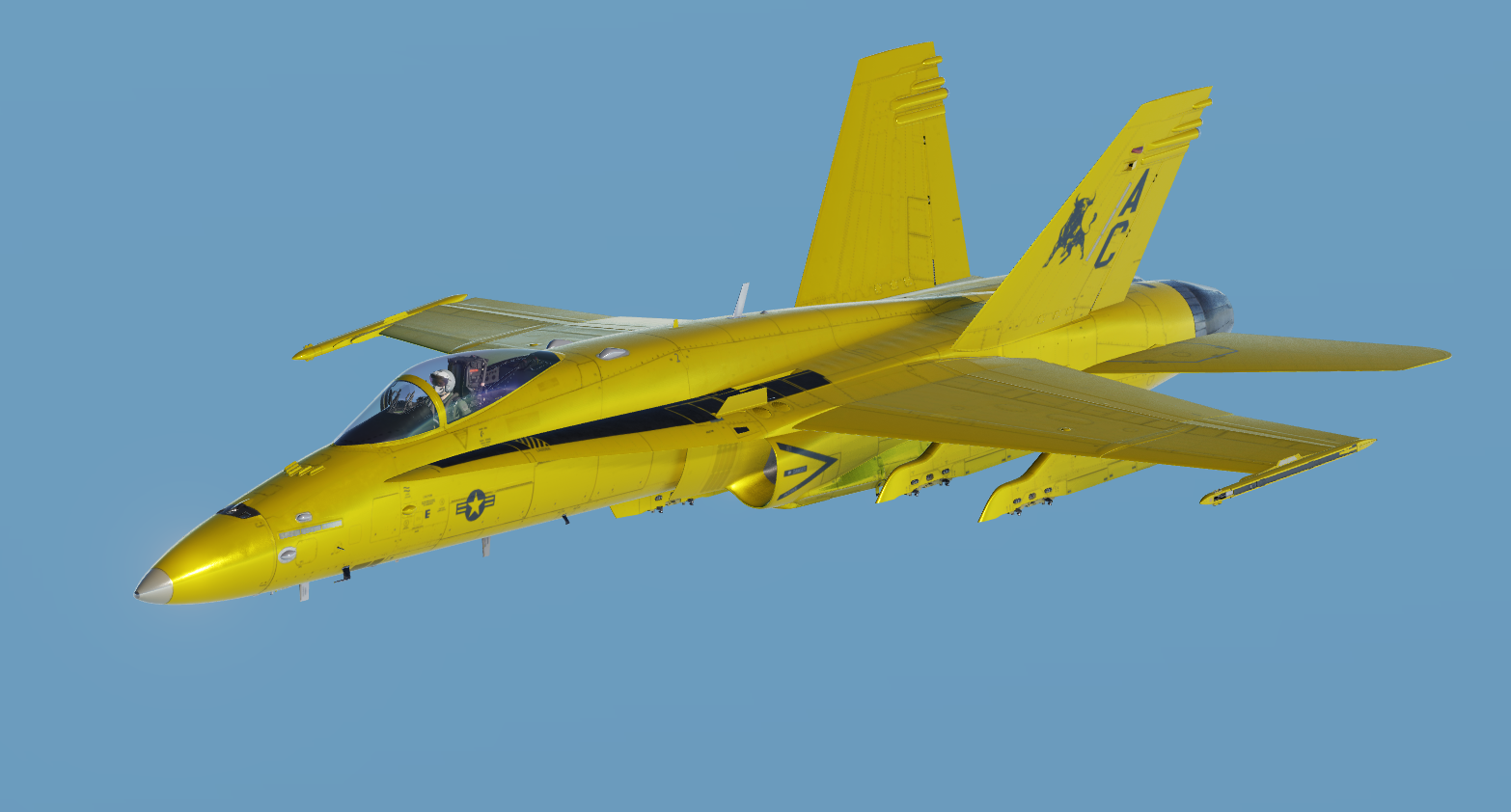 Gold F/A-18C/ 24K纯金虫