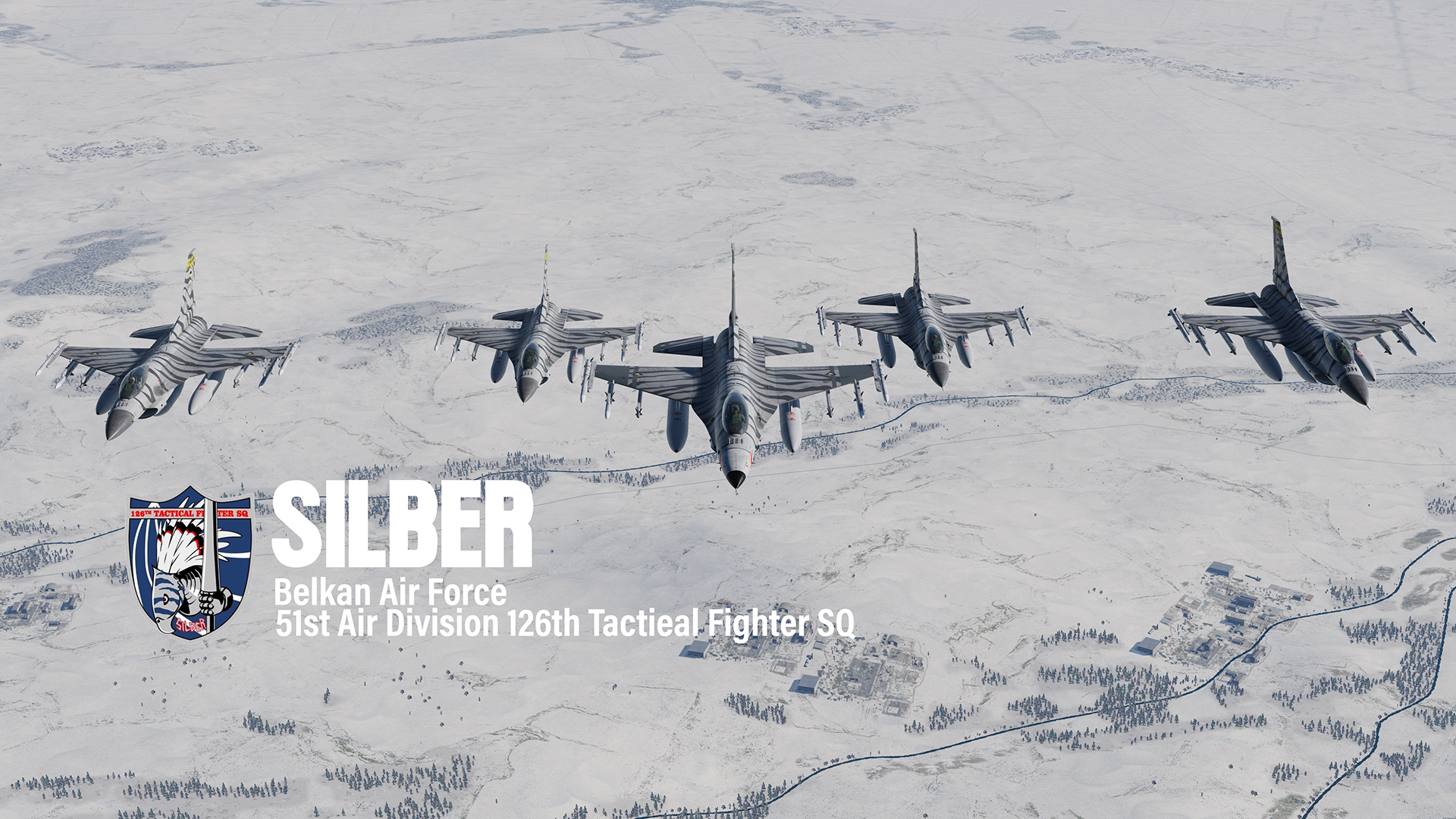 F-16 - Belkan Air Force - Silber Squadron - Ace Combat Zero
