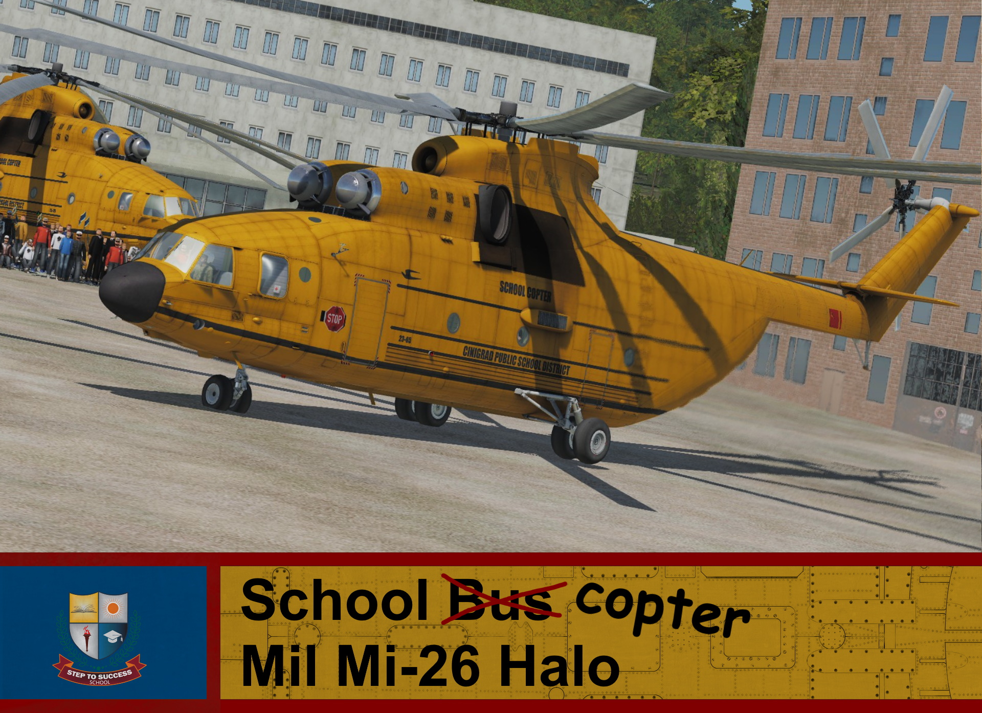 School Helicopter Mi-26 Halo