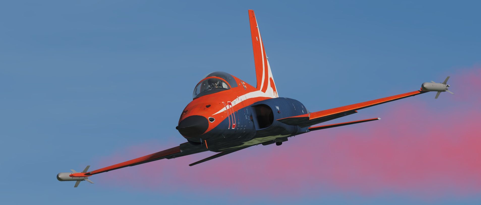 Patrouille Hoggit - F-5E-3 aerobatic livery