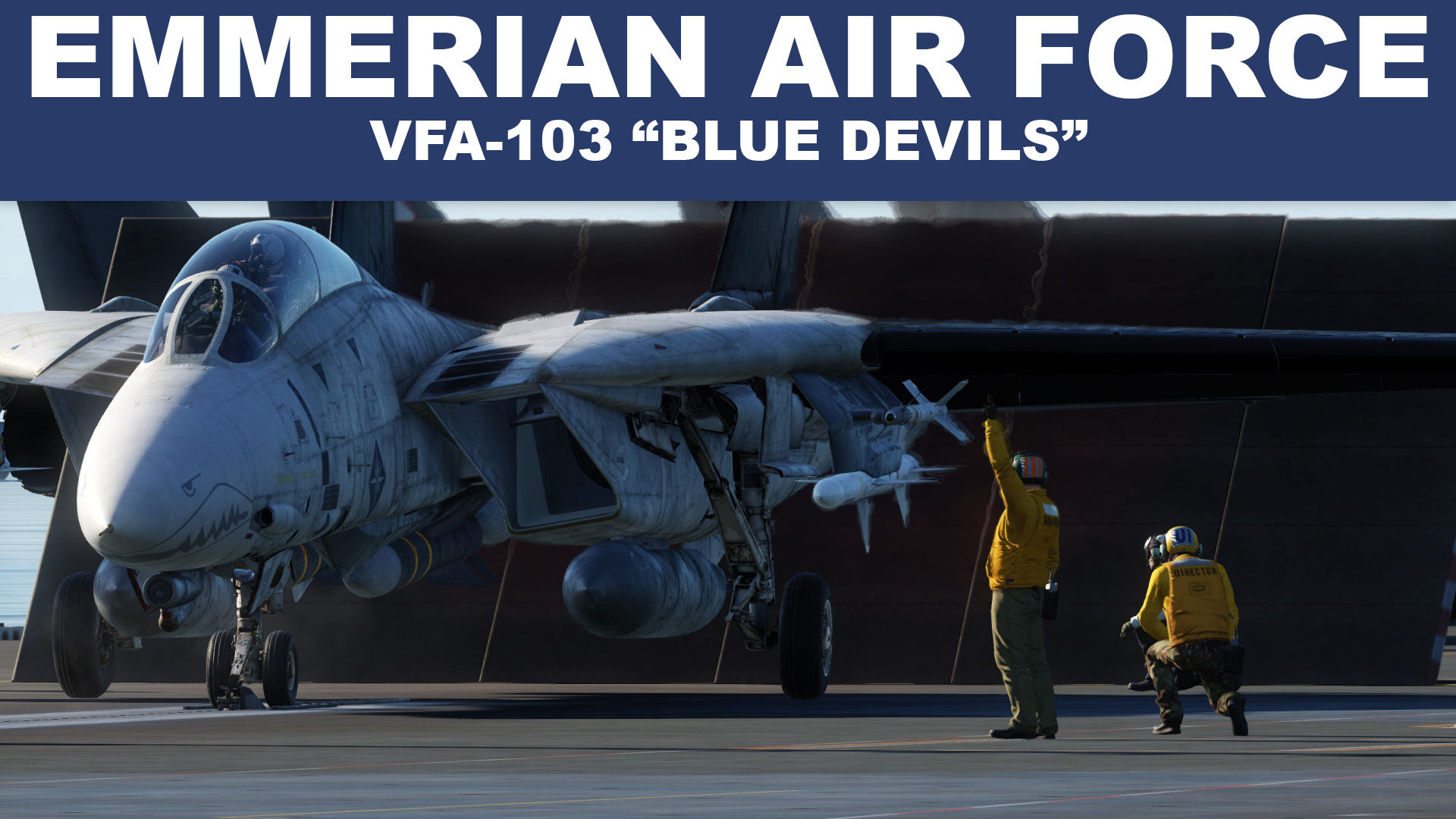 Ace Combat Emmerian Navy F-14B: VFA-103 "Blue Devils"